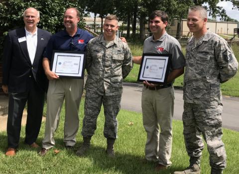 Patriot Award presentation for I & M